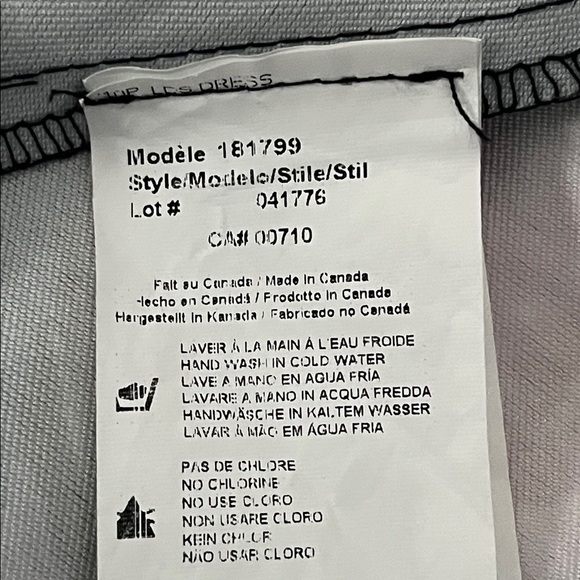 Joseph Ribkoff Dress Style 181799 Off The Shoulder Fit and Flare Midnight Blue - Picture 4 of 12